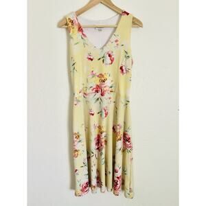 Vintage Norm Thompson Dress‎ Made In USA Woman’s Small Floral Dress Silky Soft